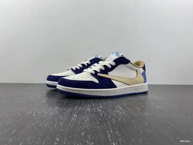 TBK X JORDAN TRAVIS CUSTOM AIR 1 DM7866-808 SCOTT 0520